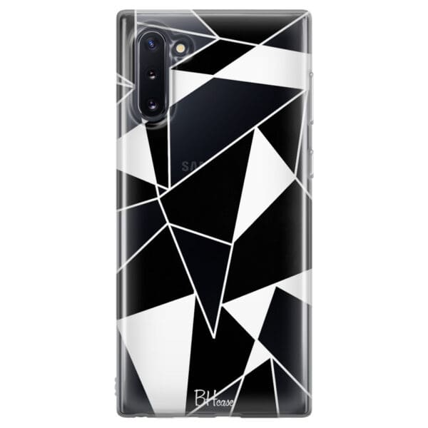 Black White Geometric Kryt Samsung Note 10