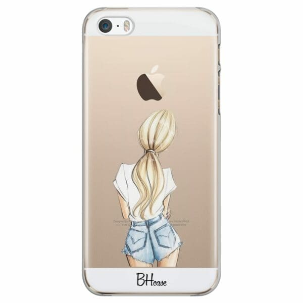 Blonde Back Girl Kryt iPhone SE/5S