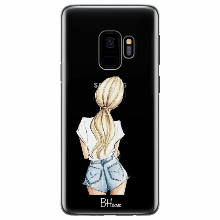 Blonde Back Girl Kryt Samsung S9
