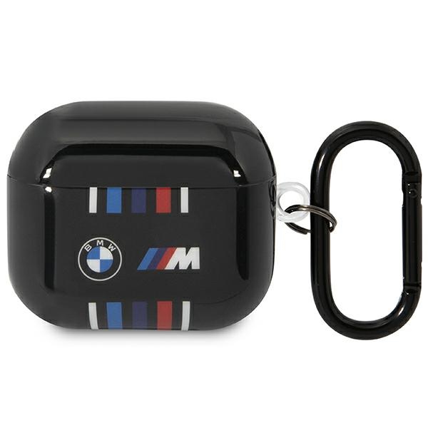 BMW BMA322SWTK Black Multiple ColoRed Lines Kryt AirPods 3