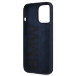 BMW BMHCP13Silna Navy Silicone Signature Kryt iPhone 13 Pro