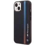 BMW BMHCP14S22HVGV Black IML Tricolor Stripe Kryt iPhone 14