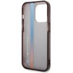 BMW BMHCP14X22HVGV Black IML Tricolor Stripe Kryt iPhone 14 Pro Max