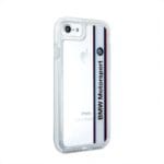 BMW BMHCP7SPVWH Transparent White ShockProof Kryt iPhone 8/7/SE 2020/SE 2022