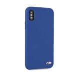 BMW BMHCPXMSilna Blue/Navy Silicone M Collection Kryt iPhone X/XS