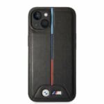 BMW M Tricolor Stripe Kryt iPhone 14 Black