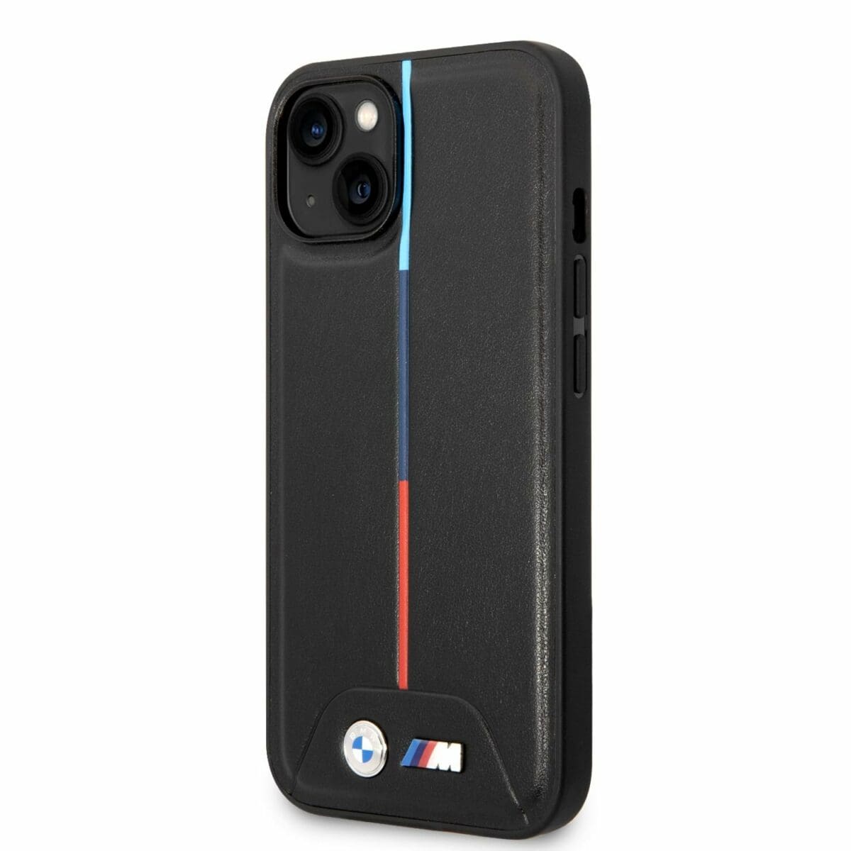 BMW M Tricolor Stripe Kryt iPhone 14 Black