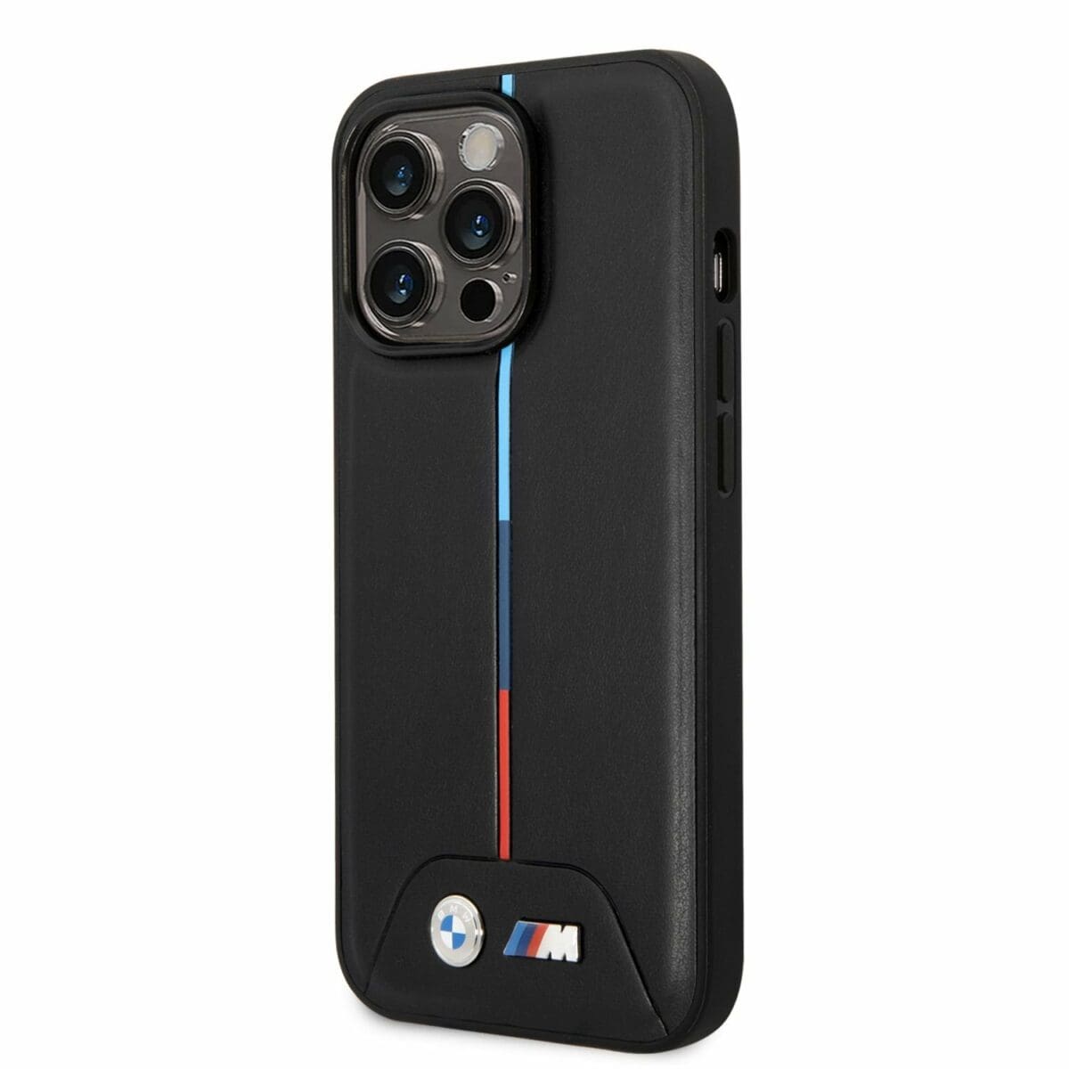BMW M Tricolor Stripe Kryt iPhone 14 Pro Max Black