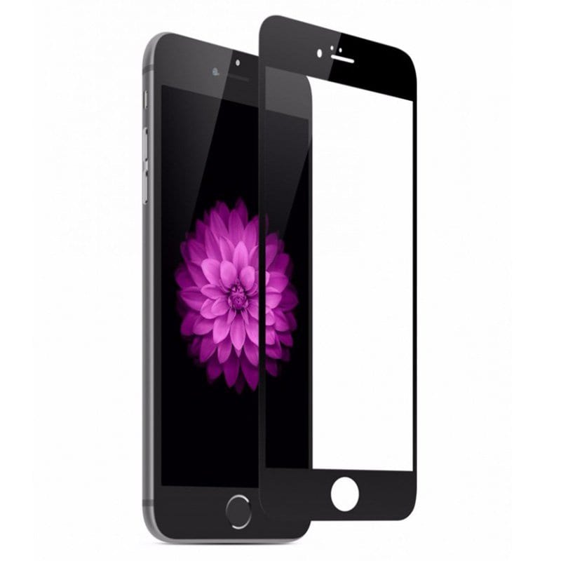 Celé 3D Tvrdené Ochranné Sklo Čierne iPhone 6/6S