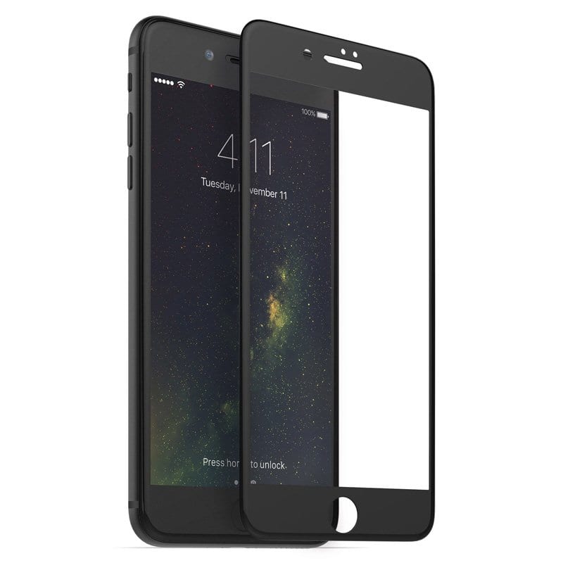 Celé 3D Tvrdené Ochranné Sklo Čierne iPhone 8/7/SE 2020/SE 2022