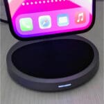 ChoeTech 2in1 Magsafe 15W Wireless Charger Holder Black