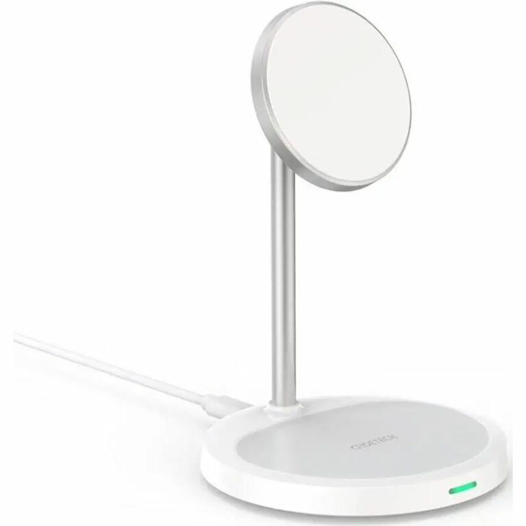 ChoeTech 2in1 Magsafe 15W Wireless Charger Holder White