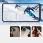 Clear 3in1 Silicone Frame Blue Kryt Samsung Galaxy S23 Ultra
