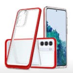 Clear 3in1 Silicone Frame Red Kryt Samsung Galaxy S23