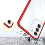 Clear 3in1 Silicone Frame Red Kryt Samsung Galaxy S23