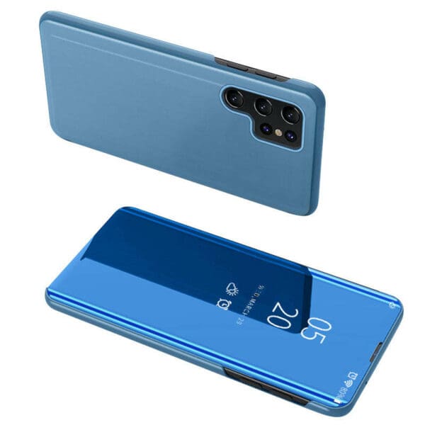 Clear View a Flap Blue Kryt Samsung Galaxy S23 Ultra