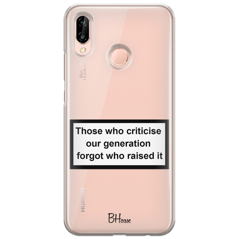 Criticise Generation Kryt Huawei P20 Lite