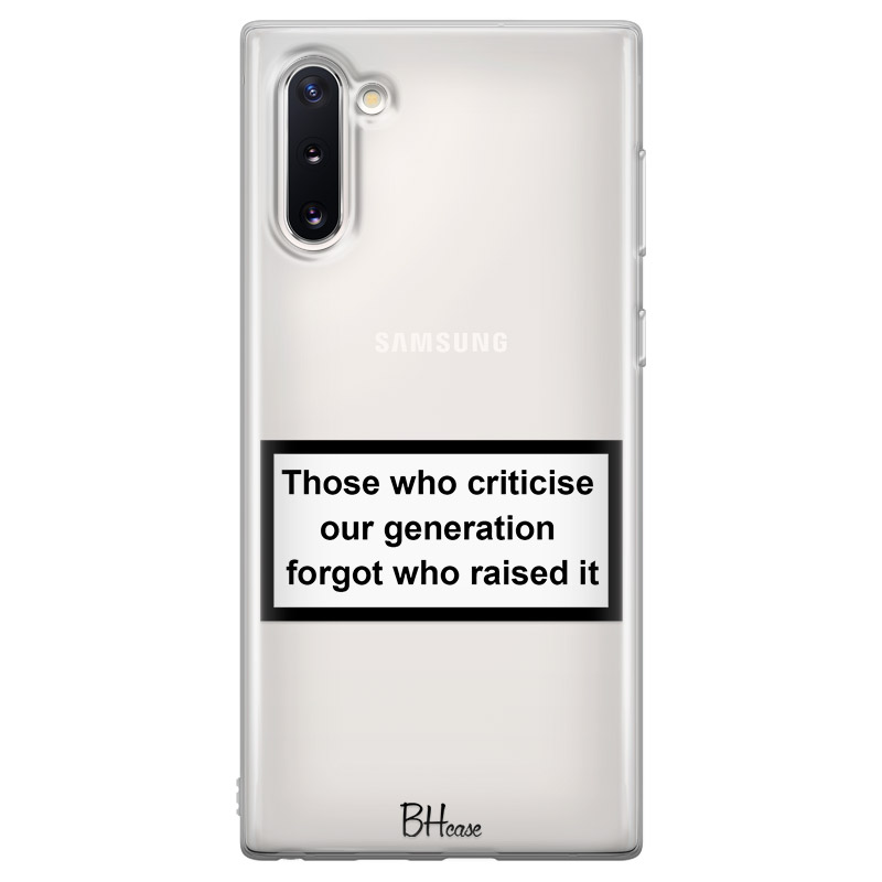 Criticise Generation Kryt Samsung Note 10