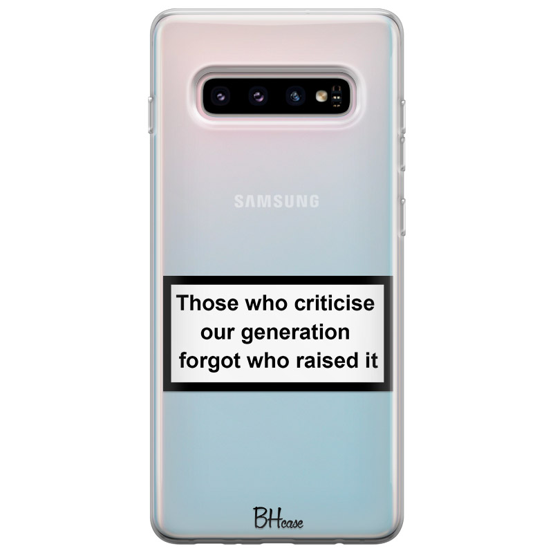 Criticise Generation Kryt Samsung S10 Plus