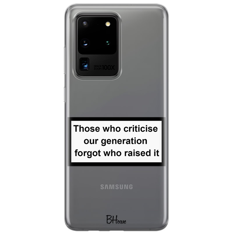 Criticise Generation Kryt Samsung S20 Ultra