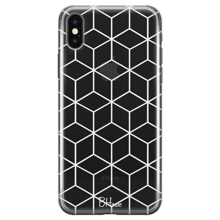 Cubic Grid Kryt iPhone X/XS