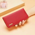 Dux Ducis Hivo Leather Flip Genuine Leather Wallet Cards And Documents Red Kryt Samsung Galaxy S22 Ultra