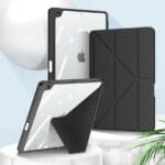 Dux Ducis Magi Case for iPad 10.2 2021/2020/2019 Smart Cover with Stand and Storage for Apple Pencil Black