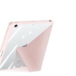 Dux Ducis Magi Case for iPad 10.2 2021/2020/2019 Smart Cover with Stand and Storage for Apple Pencil Pink