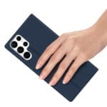 Dux Ducis Skin Pro Flip Card Wallet Stand Blue Kryt Samsung Galaxy S23 Ultra