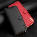Dux Duxis Hivo Genuine Leather Bookcase FE Black Kryt Samsung Galaxy S21 Fe