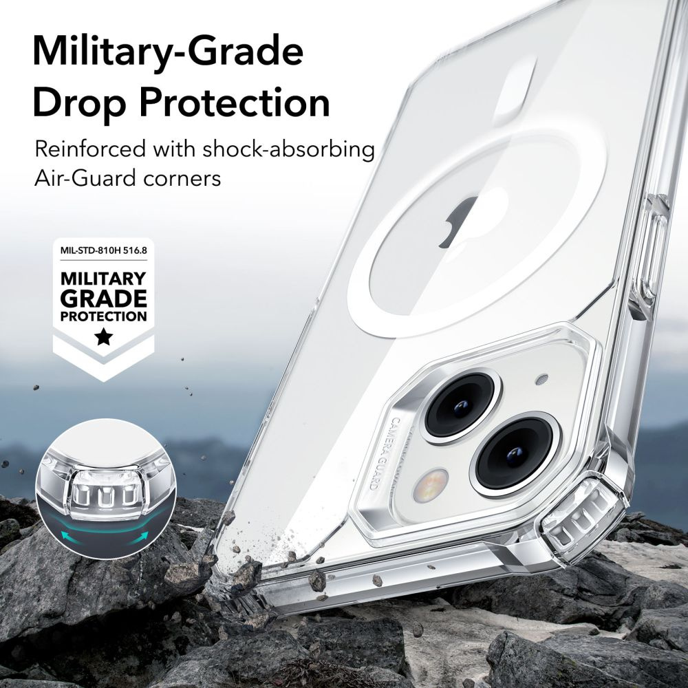 ESR Air Armor Halolock MagSafe Clear Kryt iPhone 14