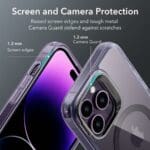 ESR Classic Kickstand Halolock MagSafe Clear/Purple Kryt iPhone 14 Pro Max