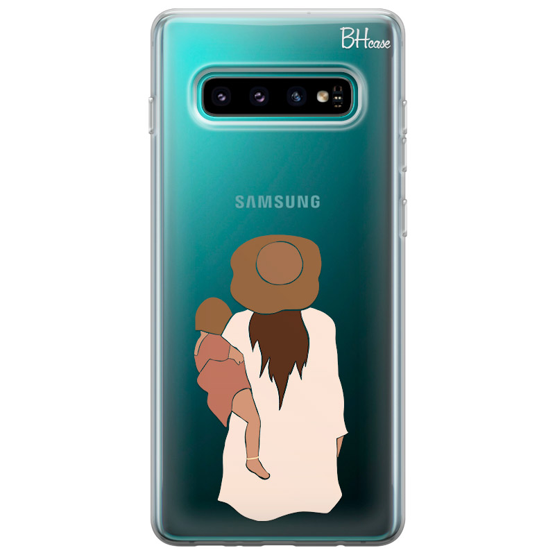 Flat Mother With Girl Kryt Samsung S10 Plus