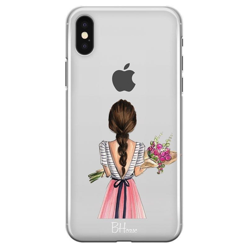 Floral Girl Kryt iPhone X/XS