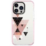Geometric Pink Kryt iPhone 13 Pro