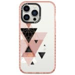 Geometric Pink Kryt iPhone 14 Pro