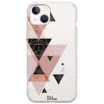Geometric Pink Kryt iPhone 13