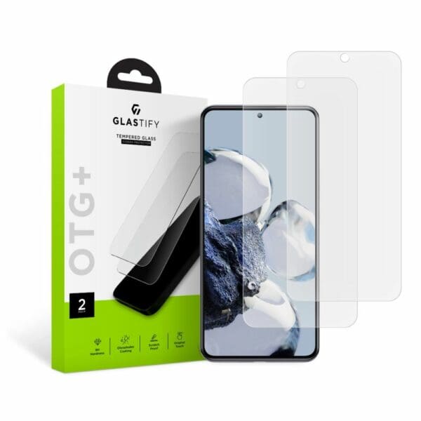 Glastify Otg+ 2-pack Xiaomi 12t / 12t Pro Clear