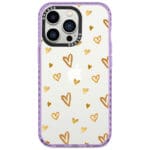 Golden Hearts Kryt iPhone 14 Pro