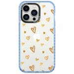 Golden Hearts Kryt iPhone 13 Pro