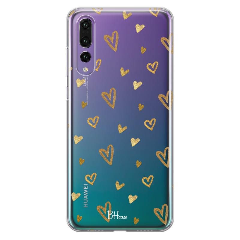 Golden Hearts Kryt Huawei P20 Pro