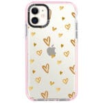 Golden Hearts Kryt iPhone 11