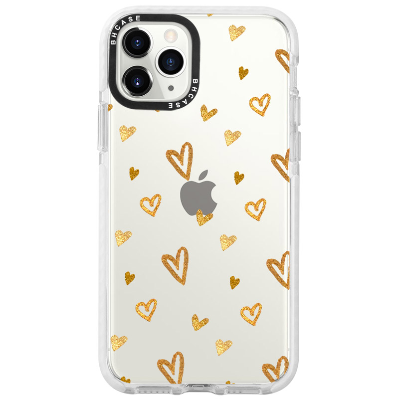 Golden Hearts Kryt iPhone 11 Pro