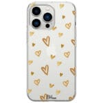 Golden Hearts Kryt iPhone 13 Pro