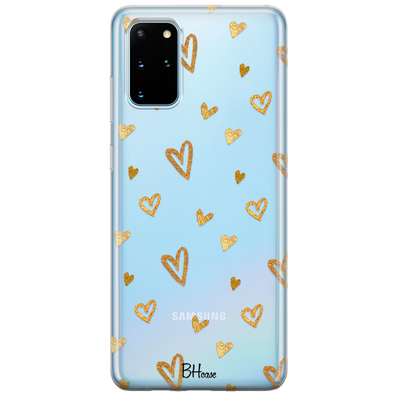 Golden Hearts Kryt Samsung S20 Plus