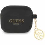 Guess 4G Charms AirPods 3 Silicone Kryt Black