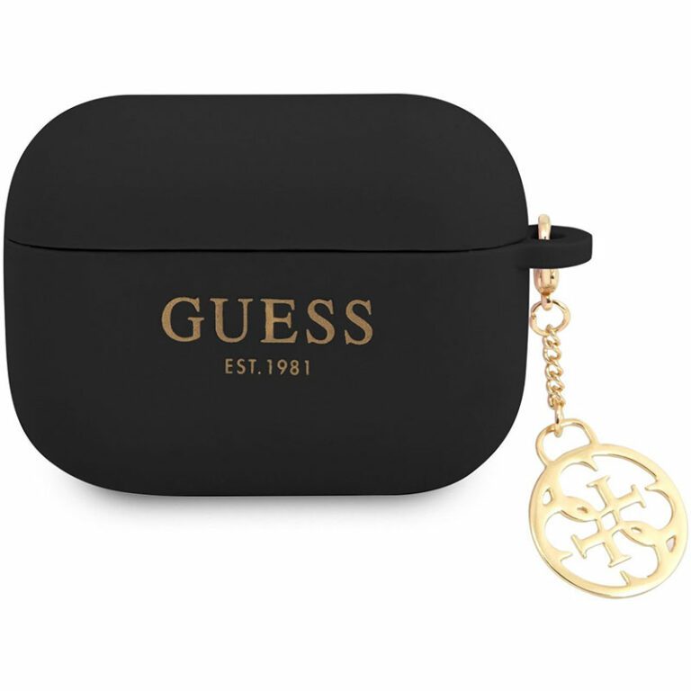 Guess 4G Charms AirPods Pro Silicone Kryt Black