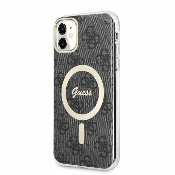 Guess 4G IML MagSafe Black Kryt iPhone 11