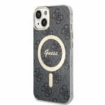 Guess 4G IML MagSafe Black Kryt iPhone 13