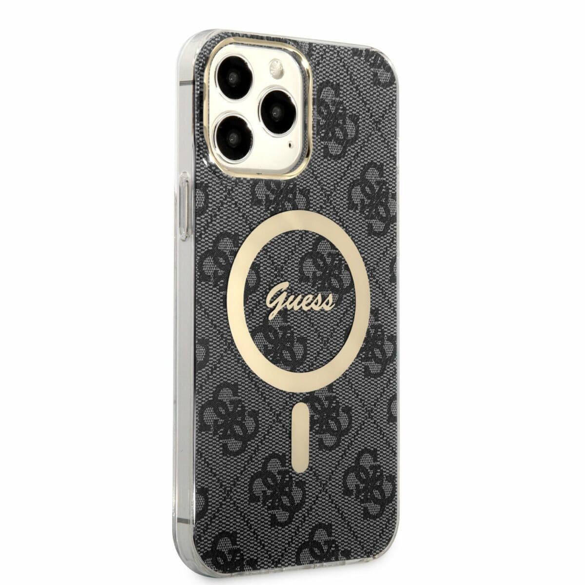 Guess 4G IML MagSafe Black Kryt iPhone 13 Pro Max